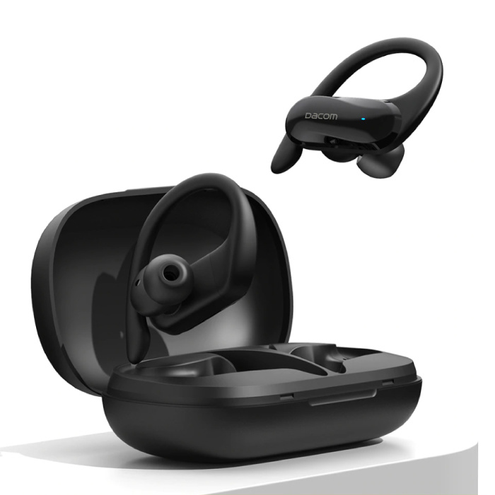 Sportowiec Bezprzewodowe słuchawki z zaczepem na ucho Sport - Sterowanie dotykowe - TWS Bezprzewodowe słuchawki Bluetooth 5.0 Słuchawki Słuchawki douszne Czarne