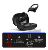 Dacom Auricolari wireless da atleta con gancio per l'orecchio Sport - Touch Control - TWS Bluetooth 5.0 Auricolari wireless Auricolari Auricolari Auricolari neri