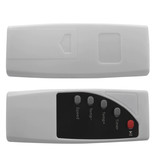 Cikuso Calentador eléctrico con control remoto Calentador de radiador Calentador de enchufe Calentador de pared portátil
