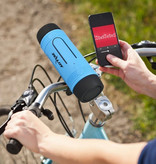 Zealot Altoparlante wireless S1 con torcia per bicicletta - Scatola altoparlante Bluetooth 5.0 senza fili con soundbar blu