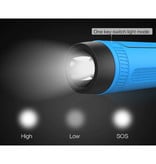 Zealot S1 Draadloze Luidspreker met Zaklamp voor Fiets - Soundbar Wireless Bluetooth 5.0 Speaker Box Blauw