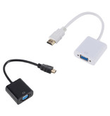 Stuff Certified® Cavo da VGA a HDMI - 1080p Full HD bianco ad alta velocità