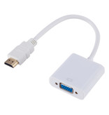 Stuff Certified® Cable VGA a HDMI - 1080p Full HD de alta velocidad blanco