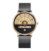 Dom Original Night and Day Watch - Anologian Luxury Movement for Men and Women - Black