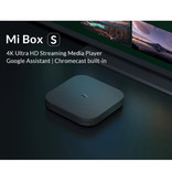 Xiaomi Lecteur multimédia Mi TV Box S avec clavier - Chromecast / Assistant Google Android Kodi Netflix - 2 Go de RAM - 8 Go de stockage