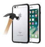 Stuff Certified® Custodia magnetica 360 ° per iPhone 6S Plus con vetro temperato - Custodia integrale + protezione schermo nera