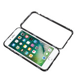 Stuff Certified® iPhone 6S Plus Magnet 360 ° Hülle mit gehärtetem Glas - Ganzkörperhülle + schwarze Displayschutzfolie