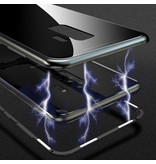 Stuff Certified® Coque Magnétique 360 ° Samsung Galaxy S9 avec Verre Trempé - Coque Intégrale + Protecteur d'écran Noir