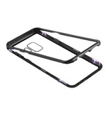 Stuff Certified® Samsung Galaxy S9 Plus Magnetische 360 ° Hülle mit gehärtetem Glas - Ganzkörperhülle + Displayschutzfolie Schwarz