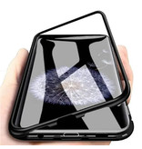 Stuff Certified® Custodia magnetica 360 ° per Samsung Galaxy S8 Plus con vetro temperato - Custodia integrale + protezione schermo nera