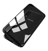 Stuff Certified® Coque Magnétique 360 ° Samsung Galaxy Note 10 avec Verre Trempé - Coque Intégrale + Protecteur d'écran Noir