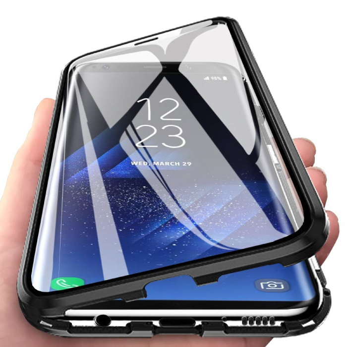 Samsung Galaxy S10 Plus Bumper Case Protección 360° - Armadura de cuerpo  completo Negro