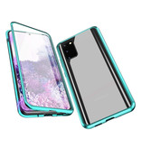 Stuff Certified® Funda Magnética 360 ° con Cristal Templado para Samsung Galaxy S20 Plus - Funda de Cuerpo Entero + Protector de Pantalla Verde