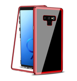 Stuff Certified® Samsung Galaxy S10 Magnetyczne etui 360 ° ze szkłem hartowanym - całe etui + folia ochronna na ekran w kolorze czerwonym