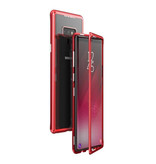 Stuff Certified® Samsung Galaxy S10 Magnetic 360 ° Case with Tempered Glass - Full Body Cover Case + Screen Protector Red