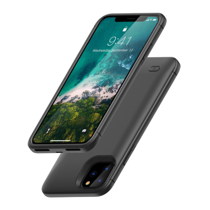 Stuff Certified® iPhone 11 Pro Powercase 6200mAh Carcasa Powerbank Cargador Cubierta de batería Carcasa Negro