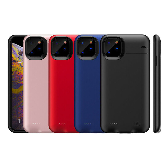 Stuff Certified® iPhone 11 Pro Powercase 6200mAh Carcasa Powerbank Cargador Cubierta de batería Carcasa Negro