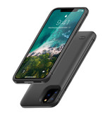 Stuff Certified® iPhone 11 Pro Max Powercase 6200mAh Powerbank-Gehäuse Ladegerät Batterieabdeckung Gehäuse Schwarz