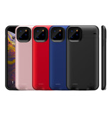 Stuff Certified® iPhone 11 Pro Powercase 6200mAh Powerbank Case Ladegerät Batterieabdeckung Case Blau