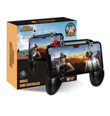 Stuff Certified® Controlador de juegos de teléfono para PUBG / Call of Duty Mobile - Botón de activación y agarre de teléfono inteligente - Joystick Gamepad