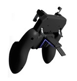 Stuff Certified® Controlador de juegos de teléfono para PUBG / Call of Duty Mobile - Botón de activación y agarre de teléfono inteligente - Joystick Gamepad