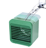 Stuff Certified® Aire acondicionado portátil - Refrigeración por agua - Mini ventilador / Enfriador de aire Verde