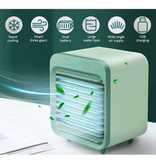 Stuff Certified® Aire acondicionado portátil - Refrigeración por agua - Mini ventilador / Enfriador de aire Verde