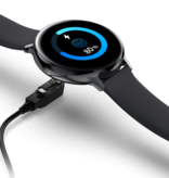 Torntisc Sport Smartwatch Smartband Smartphone Fitness Rastreador de actividad Reloj iOS / Android Negro Acero