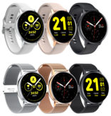 Torntisc Sportowy smartwatch Smartband Smartfon Fitness Activity Tracker Zegarek iOS / Android Czarna stal