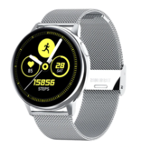 Torntisc Sport Smartwatch Smartband Smartphone Fitness Rastreador de actividad Reloj iOS / Android Plata Acero