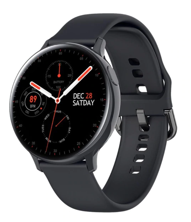 Sportowy smartwatch Smartband Smartfon Fitness Activity Tracker Zegarek iOS / Android Czarny