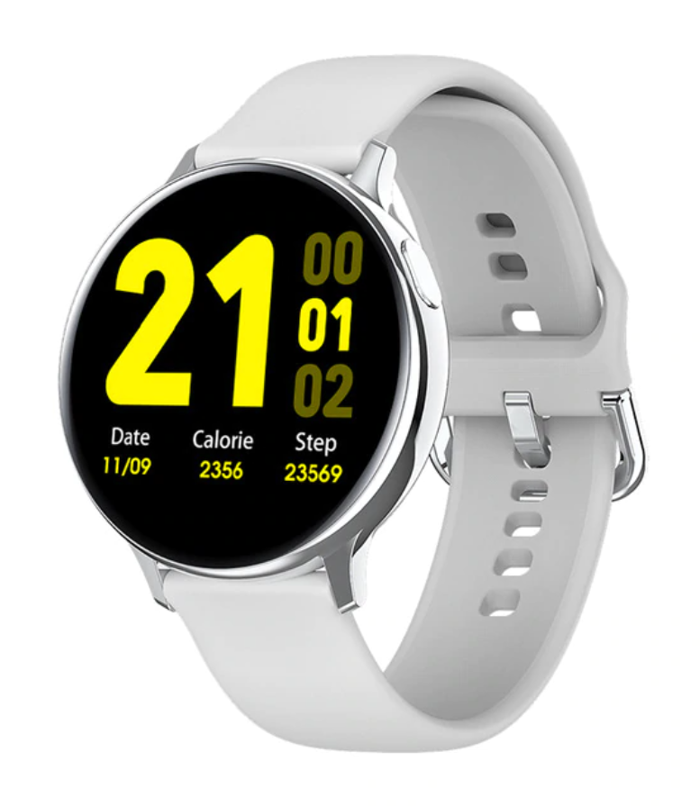 Sport Smartwatch Smartband Smartphone Fitness Activity Tracker Watch iOS / Android White