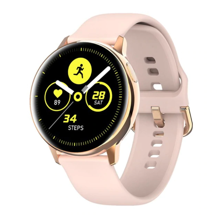 Sport Smartwatch Smartband Smartphone Fitness Rastreador de actividad Reloj iOS / Android Rosa