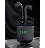 Kusdo Auricolari Bluetooth wireless - Auricolari True Touch Control Auricolari TWS Auricolari - Ricarica wireless Qi - Nero