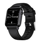 Stuff Certified® Fitness Activity Tracker Smartwatch Sport Smartband Smartphone Watch iOS / Android Black