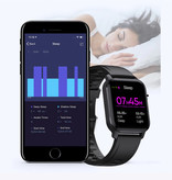 Stuff Certified® Rastreador de actividad física Smartwatch Sport Smartband Reloj para teléfono inteligente iOS / Android Negro