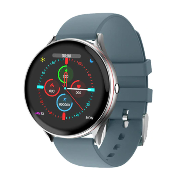 Red Line Smartwatch Smartband Smartphone Fitness Deporte Rastreador de actividad Reloj IPS iOS Android iPhone Samsung Huawei Azul