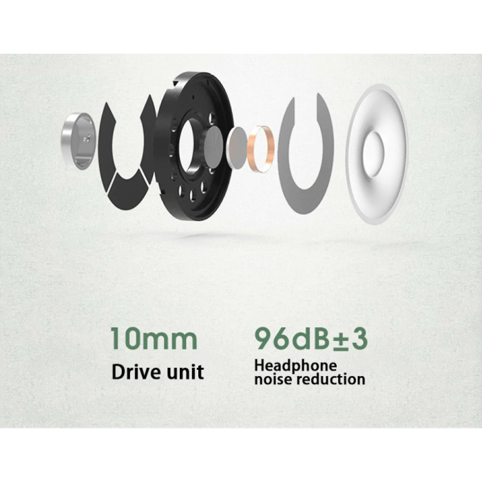 Brightside Auricolari wireless T12 - Smart Touch Control TWS Earbuds Bluetooth 5.0 Wireless Buds Auricolare Beige