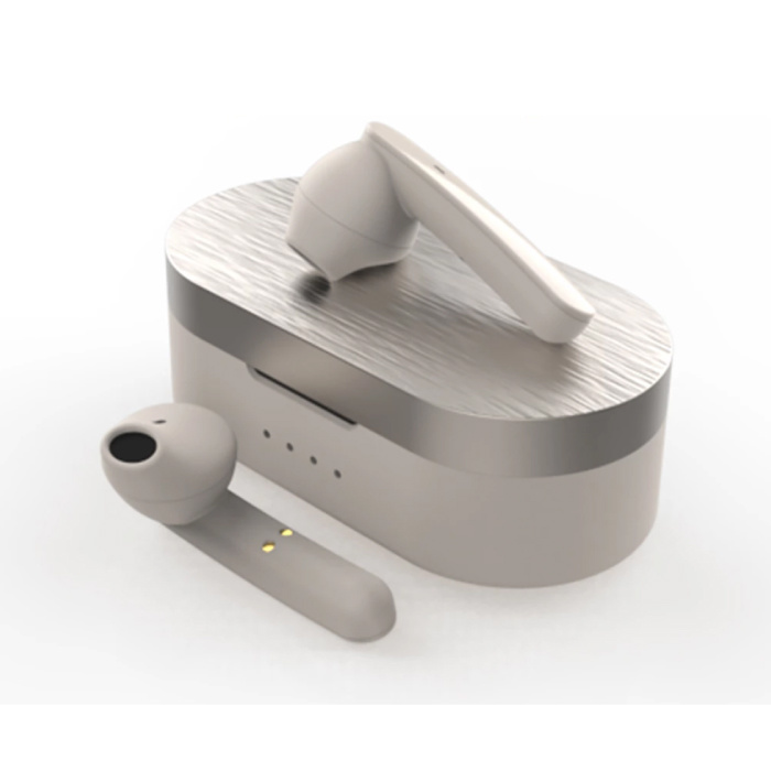 Brightside Auricolari wireless T12 - Smart Touch Control TWS Earbuds Bluetooth 5.0 Wireless Buds Auricolare Beige