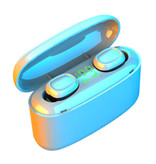 Stuff Certified® TWS Wireless Earphones with Powerbank 3500mAh - Smart Touch Control Bluetooth 5.0 Ear Wireless Buds Earphones Earbuds Earphone White