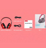 Lenovo Auriculares inalámbricos HD200 para Playstation 4 y 5 / Xbox / PC Auriculares inalámbricos Bluetooth 3D Stereo Gaming Rojo