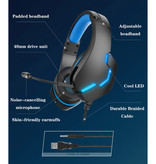 Yulass Stereo Gaming Koptelefoon voor Playstation 4 en 5 - Headset Headphones met Microfoon Camo