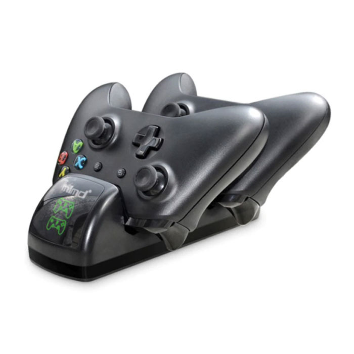 Stazione di ricarica per Xbox One X / S Dock di ricarica per controller - Doppia stazione di ricarica con 2 batterie ricaricabili