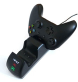 mimd Station de chargement pour Xbox One X / S Station de chargement pour contrôleur - Station de chargement double avec 2 piles rechargeables