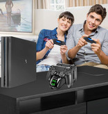 Dobe Estación de carga para PlayStation 4 Estación de carga para controlador - Estación de carga dual