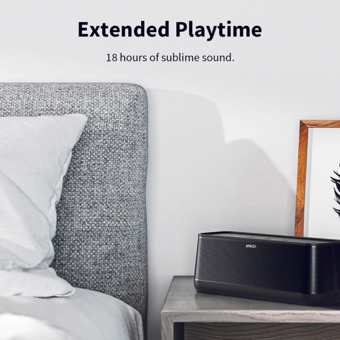 ANKER SoundCore Pro Haut-parleur de barre de son sans fil Boîte de haut-parleur sans fil Bluetooth 4.2 Noir