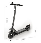 Janobike Scooter eléctrico todo terreno Smart E Step - 500 W - Asiento opcional - 45 km / h - Batería de 16 Ah - Ruedas de 8 pulgadas