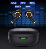 Bluedio Bezprzewodowe słuchawki Particle TWS Sterowanie przyciskiem Bluetooth 5.0 Bezprzewodowe słuchawki douszne Słuchawki douszne Słuchawki Czarne