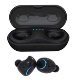 HBQ Q18 Wireless Earbuds - TWS Earbuds True Touch Control Earbuds Earbuds Bluetooth 4.2 Wireless Buds Earphones Earphones Black