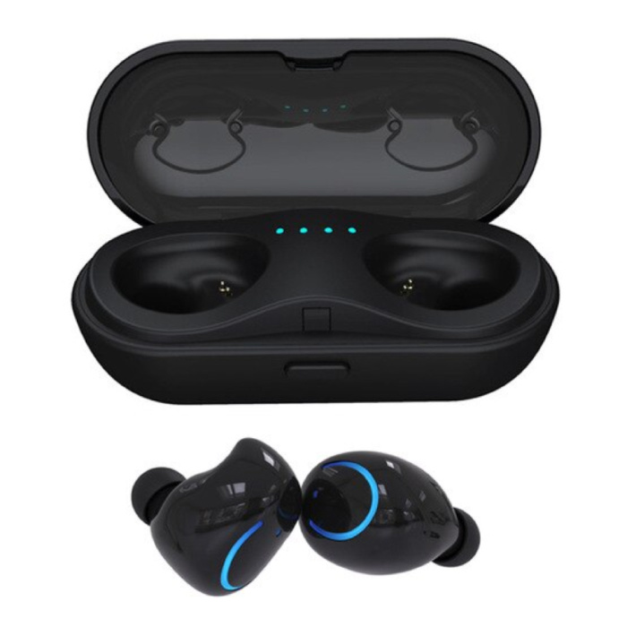 Q18 Bezprzewodowe słuchawki douszne - TWS Słuchawki douszne True Touch Control Słuchawki douszne Bezprzewodowe słuchawki Bluetooth 4.2 Słuchawki Czarne